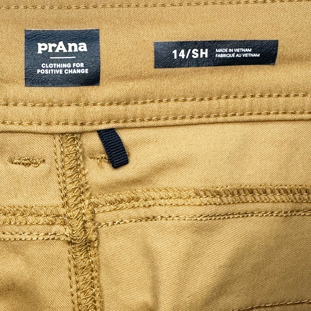 PRANA Nylon Straight Fit‎ Outdoor Hiking Pants • 14 short • camel, gorpcore - Picture 7 of 9